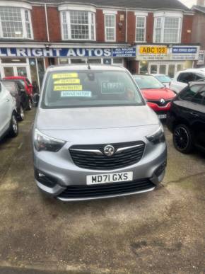 VAUXHALL COMBO-LIFE 2022 (71) at All Right Autos Hull