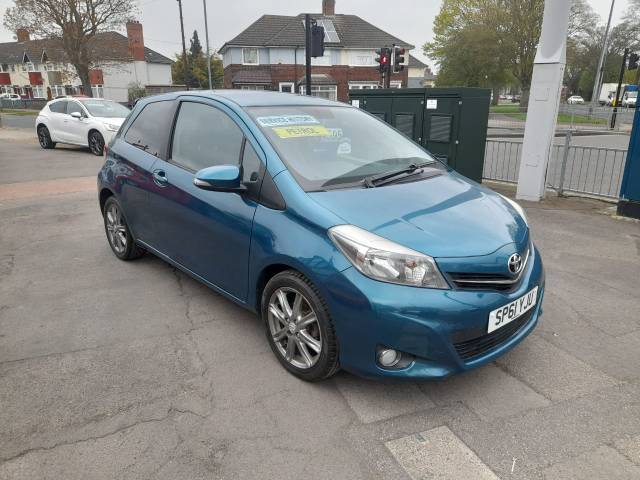 Toyota Yaris 1.33 VVT-i SR 3dr Hatchback Petrol Turquoise