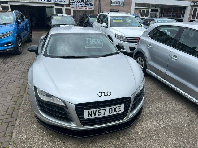 Audi R8 4.2 FSI Quattro 2dr R Tronic Coupe Petrol Silver