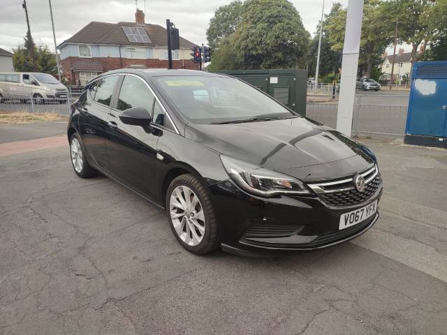Vauxhall Astra 1.0T ecoTEC Tech Line Nav 5dr Hatchback Petrol Black