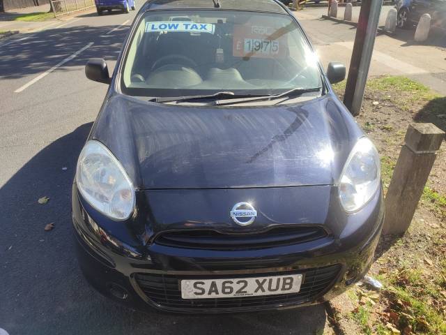 Nissan Micra 1.2 Visia 5dr Hatchback Petrol Black