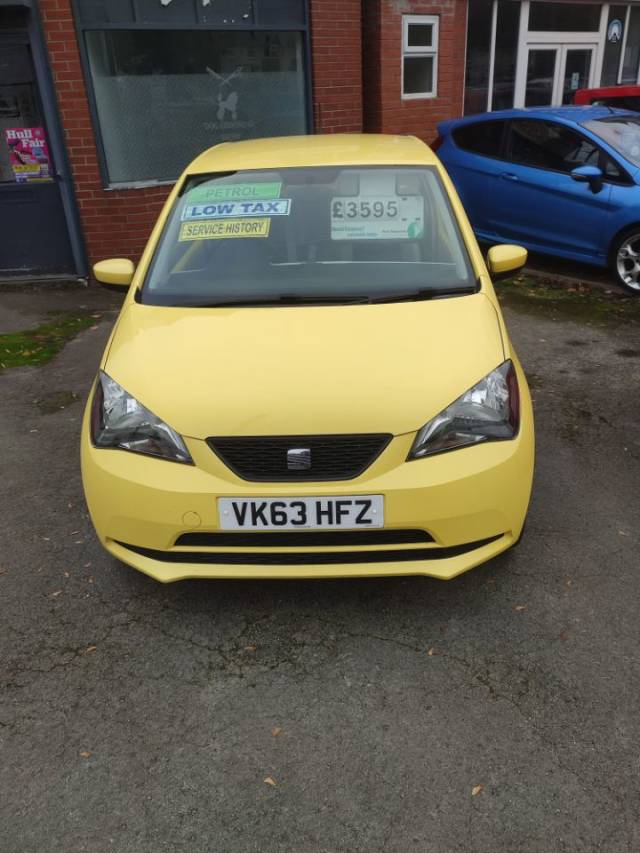 SEAT Mii 1.0 Toca 3dr Hatchback Petrol Yellow