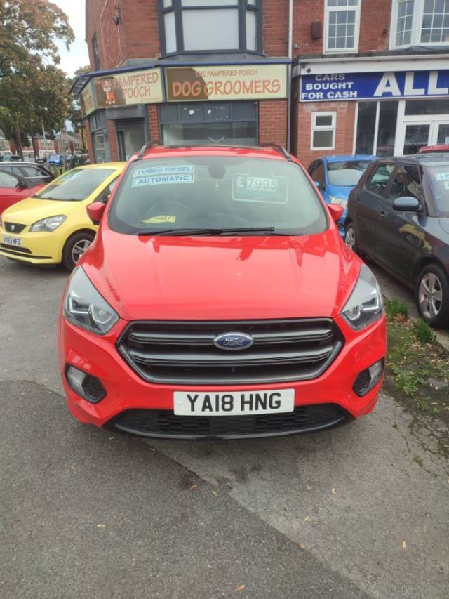 Ford Kuga 1.5 TDCi ST-Line X 5dr Auto 2WD Hatchback Diesel Red